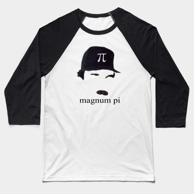 Magnum Pi Baseball T-Shirt by PrettyDopeDad